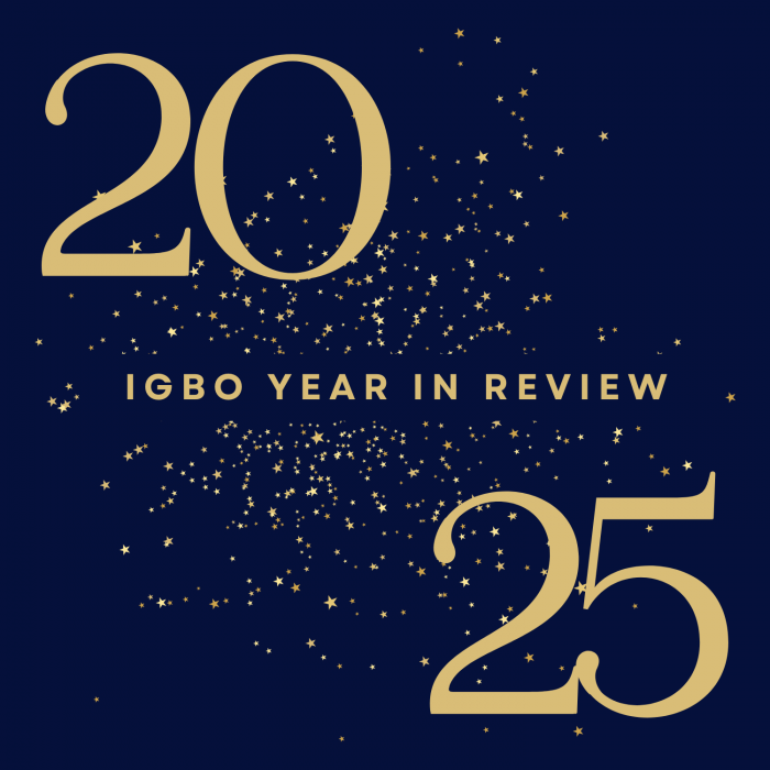 IGBO Year In Review
