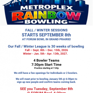Metroplex Rainbow Bowling