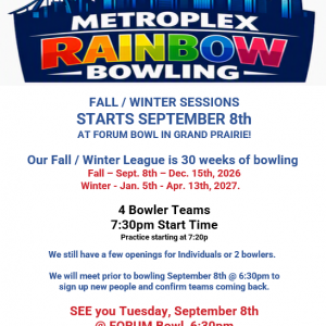 Metroplex Rainbow Bowling